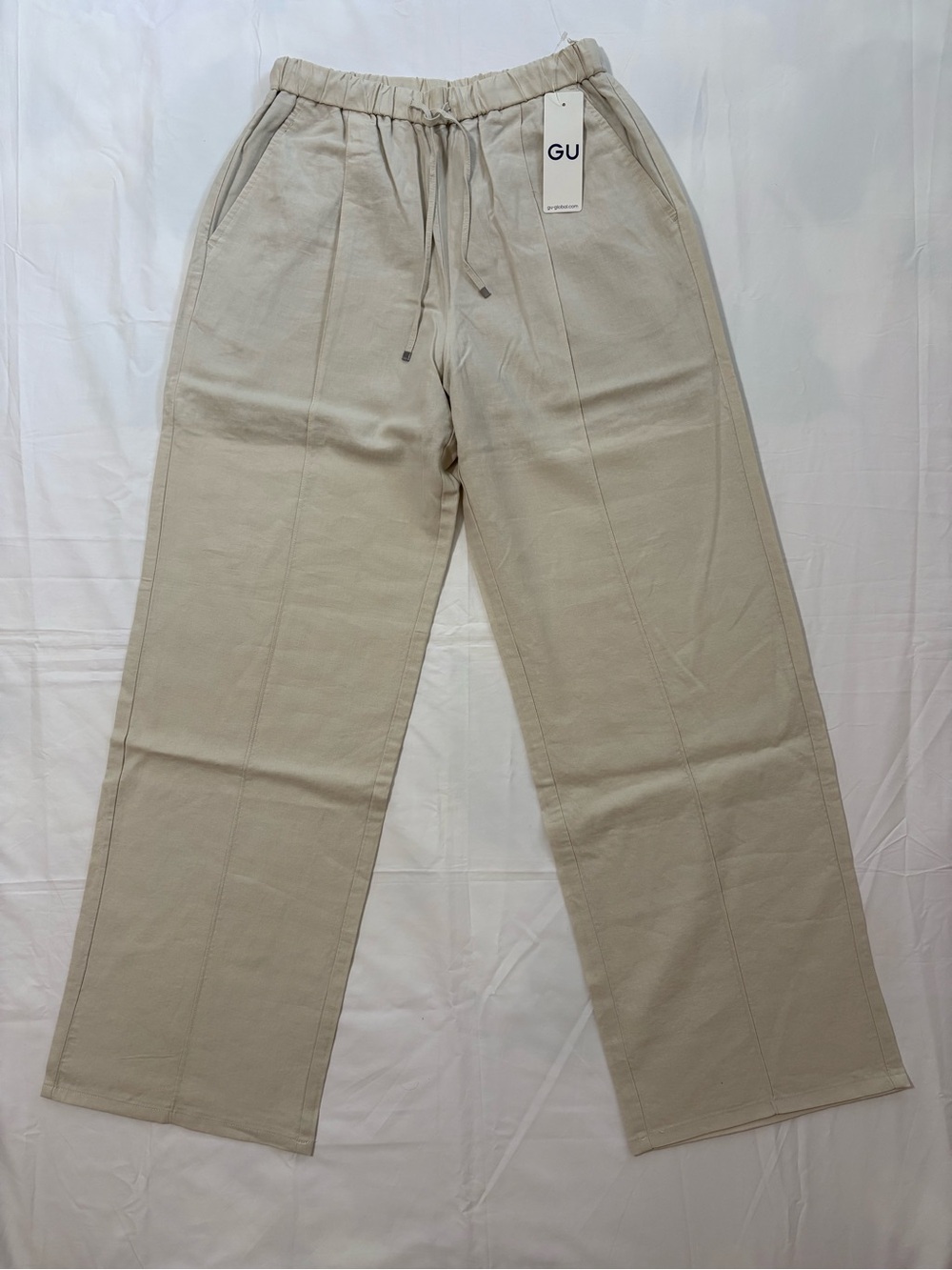 GU Linen Blend Pull-On Pants